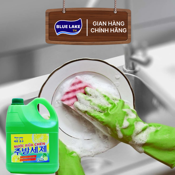 Nước Rửa Chén Blue Lake Dung Tích 3600ml