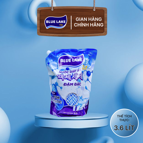 Túi Nước Giặt Blue Lake dung tích 3600ml 