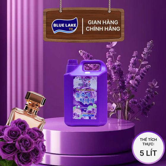 Nước Giặt Xả Đậm Đặc Can 5000ml Blue Lake