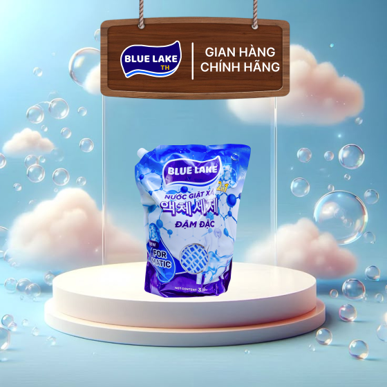 Túi Nước Giặt Blue Lake dung tích 3600ml 