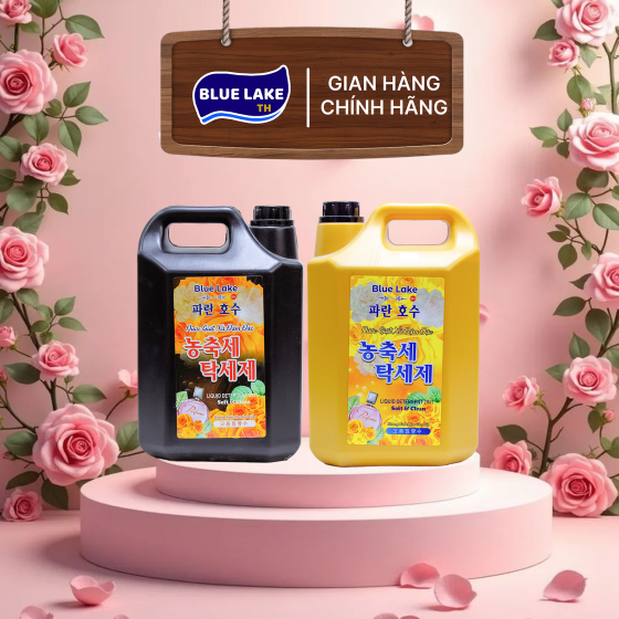 Nước Giặt Xả Đậm Đặc Can 5000ml Blue Lake