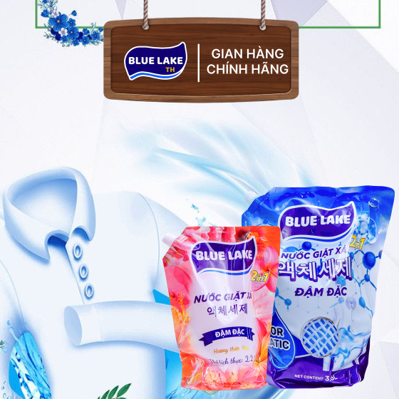 Túi Nước Giặt Blue Lake dung tích 3600ml 