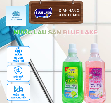 Nước Lau Sàn Đậm Đặc Blue Lake Hương Hoa Lily 1000ml