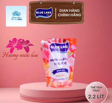 Nước Giặt Xả Đậm Đặc Blue Lake Dung Tích Túi 2200ml